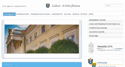 Desktop Screenshot of csakvar.hu